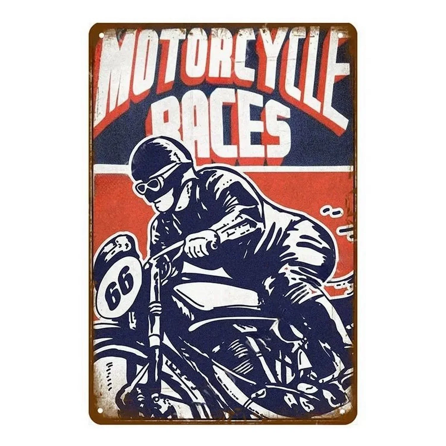 Lubricant Gas Tin Sign Motorcycle Race Metal Signs Wall Decor for Garage Car Shop Iron Plate Painting Vintage Plaque Decoration