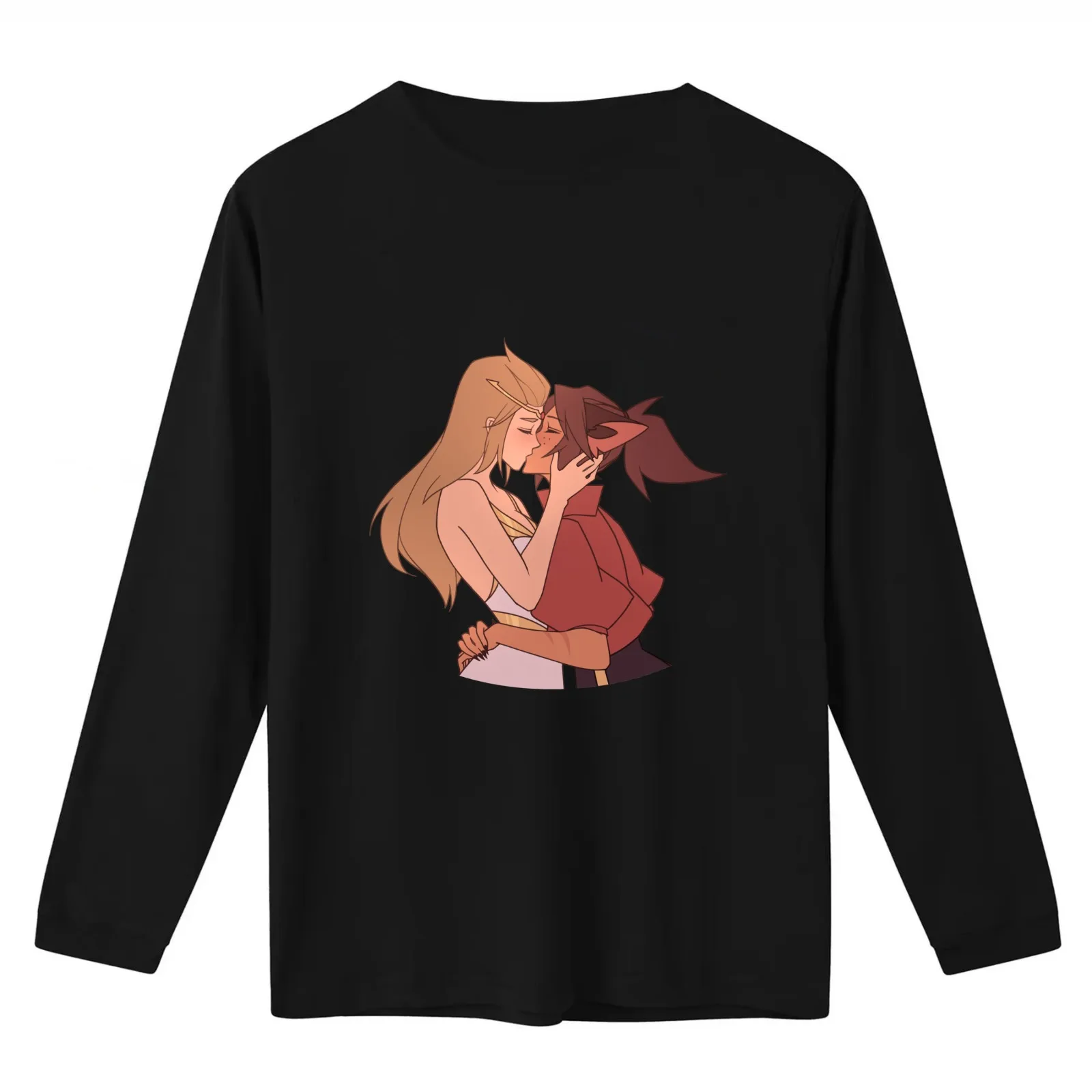 Shera Catra and Adora in Etheria T-Shirt Summer Casual Cotton Tee Oversized Streetwear Tops Vintage Graphic Print