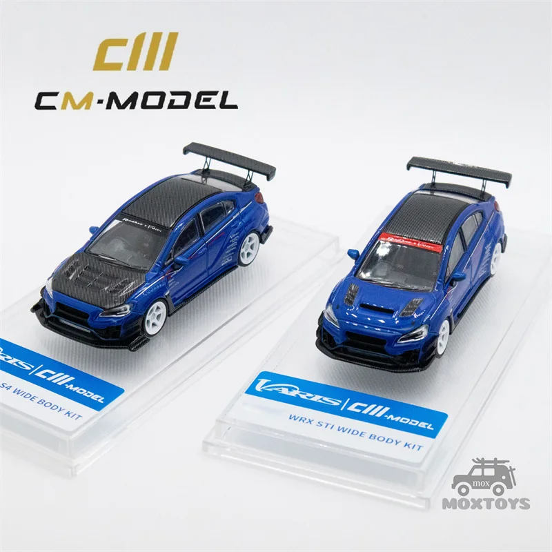 CM MODEL 1:64 VAB WRX VA VARIS /STI&S4 Blue Diecast Model Car