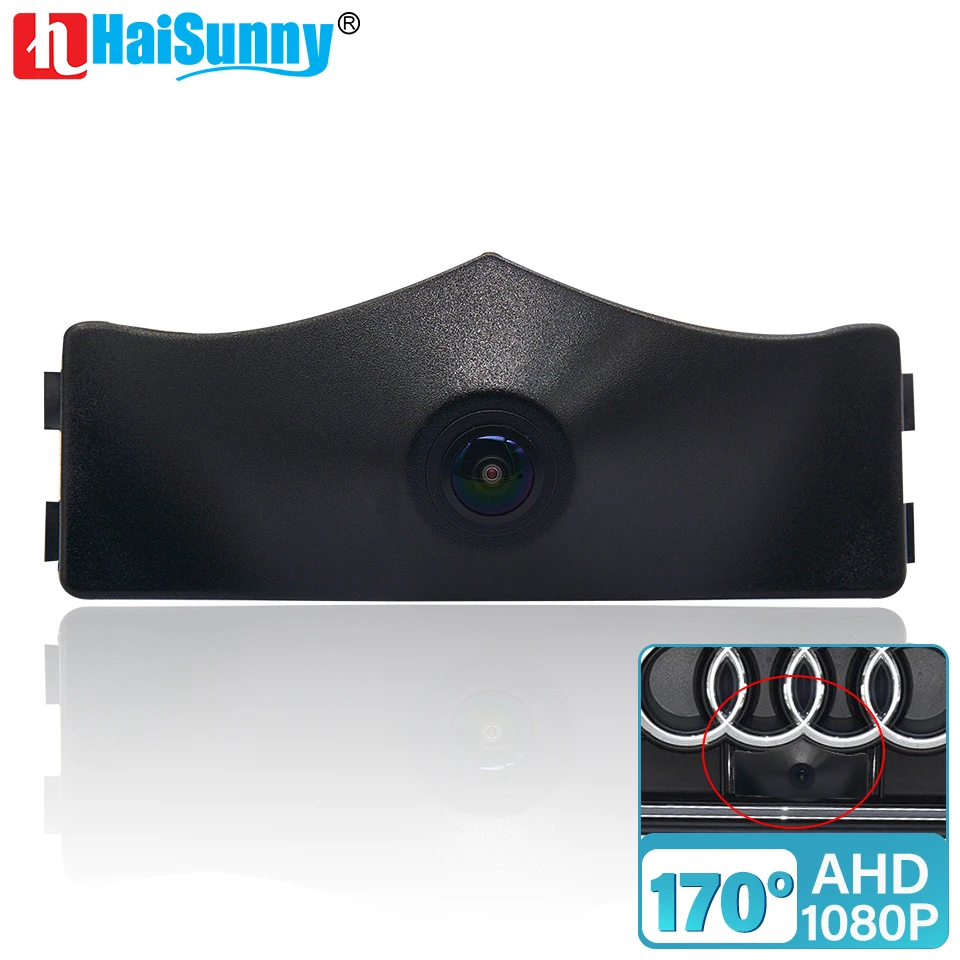 

HaiSunny HD AHD1080P Car Front View Parking Camera For Audi A6L FSI TFSI Quattro 2018 2019 2020 2021 2022 Waterproof CVBS CCD