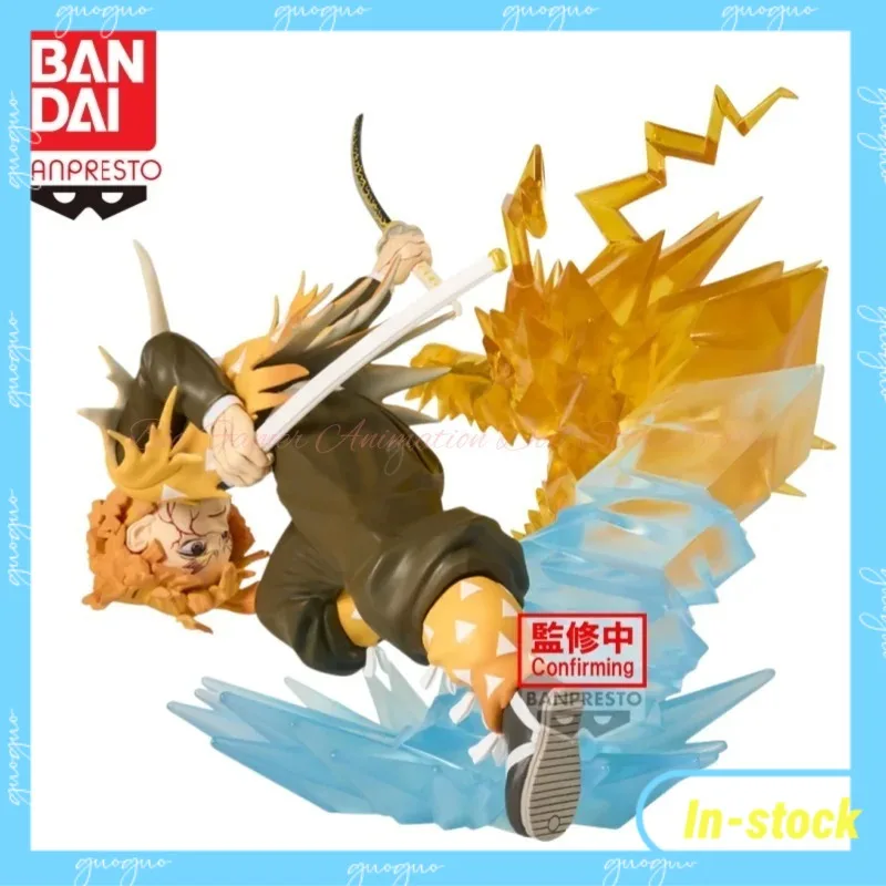 【In-stock】Original BANDAI Banpresto Vibration Stars Plus Demon Slayer Zenitsu Agatsuma 12cm Figure