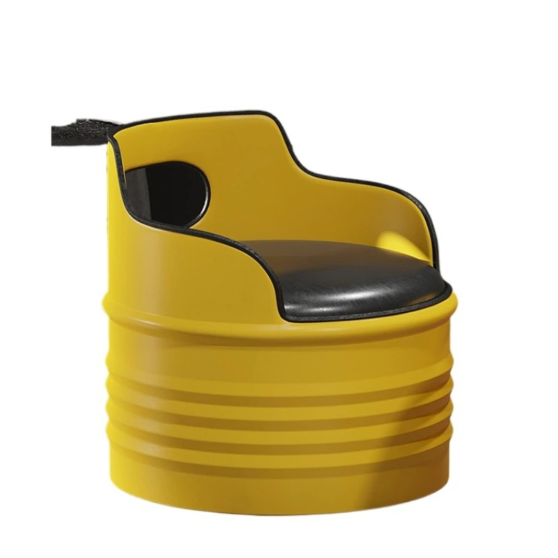 

Pub Cafe Sofa Reception Chair Room Oil Barrel Industrial Style Bar Single Sofa Table and Chair Combination