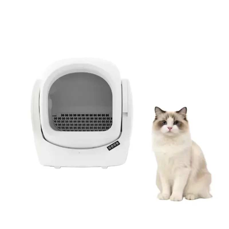 STLF Smart self-cleaning cat box, open entrance, anti-odor, easy maintenance, large space cat toilet