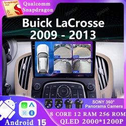 Android 15 Car Radio For Buick LaCrosse 2009 - 2013 Navigation 4G LTE Multimedia Head Unit DSP BT GPS Autoradio Viedo Player DVD