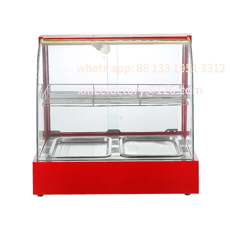 

Customizable Insulation cabinet Commercial incubator Heating incubator Food display cabinet Small desktop egg tart chestnut brea