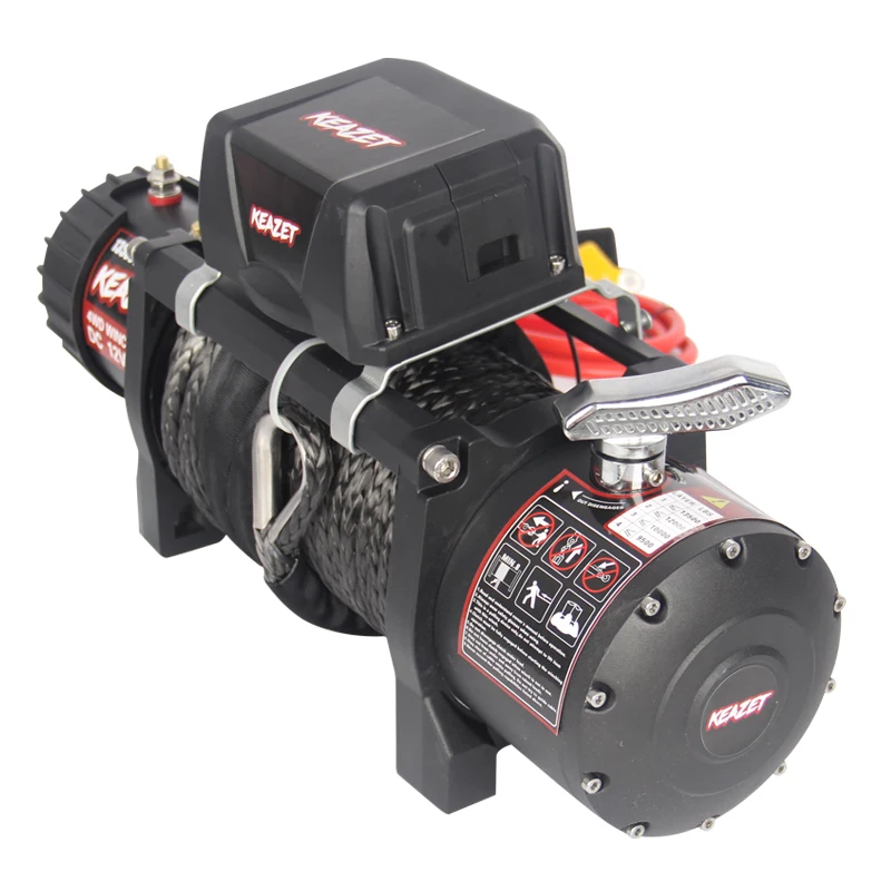 13500lbs Traction Force Electric Winch with 40CR Forged Guide  Hook Trailer Parts & Accessories