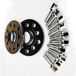 15mm 5x100&5x112 57.1 Hub Centric Wheel Hub Adapter+10pcs 45mm 14x1.5 ball bolts Wheel Spacer For VW Golf/Bora/Polo/Jetta