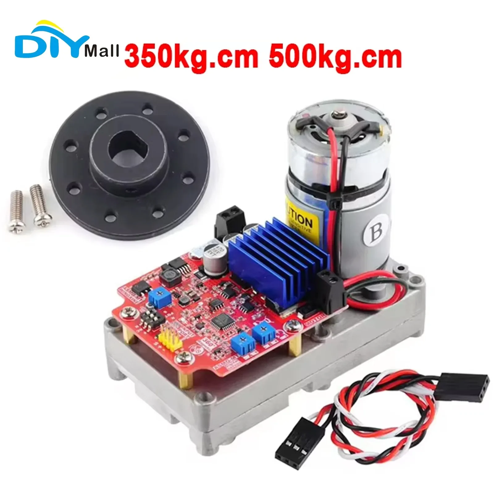 

ASMG-MTB High Power High Torque Servo Magnetic Encoded 350kg.cm 500kg.cm 360 Degree Robot Steering Motor Large Mechanical Arm