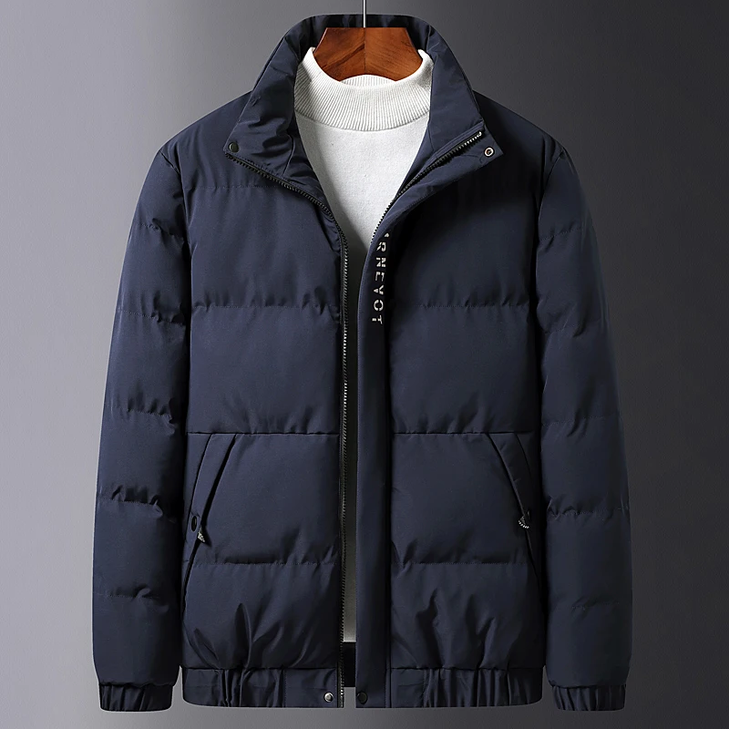 Thick-padded men's casual three-dimensional bread jacket thick-padded men's autumn and winter jacket