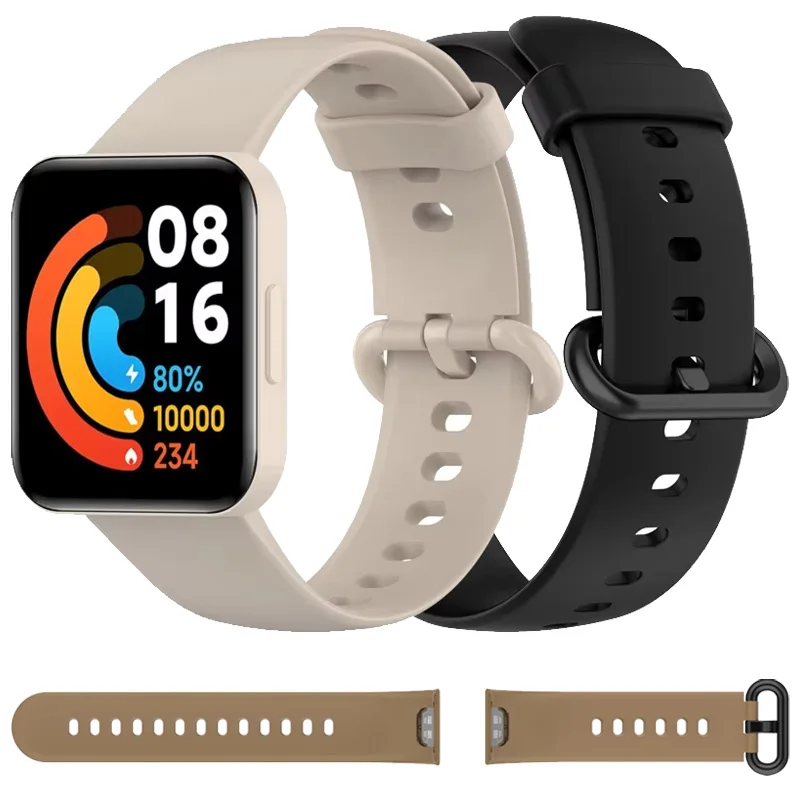 Originele siliconen band voor Xiaomi Watch 2 Lite Comfortabele vervangende polsband Redmi Watch 2 Lite Armbandaccessoires Correa