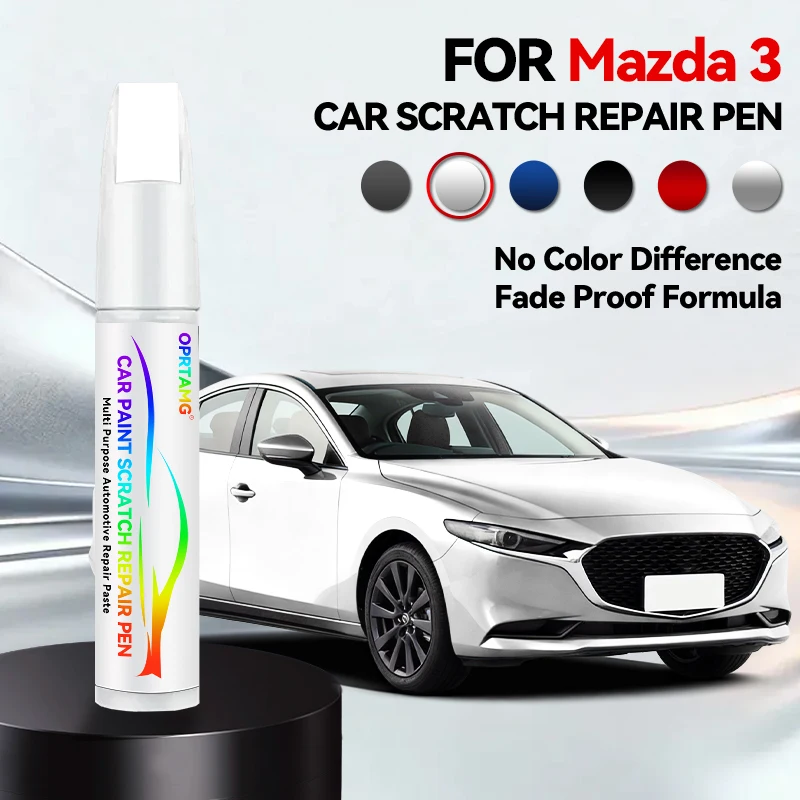 

Ручка-корректор для ремонта автомобильной краски, средство для удаления царапин, аксессуары для авто DIY, для Mazda 3, черный, белый, 34K, синий, красный, серебристый, коричневый, серый, 42A