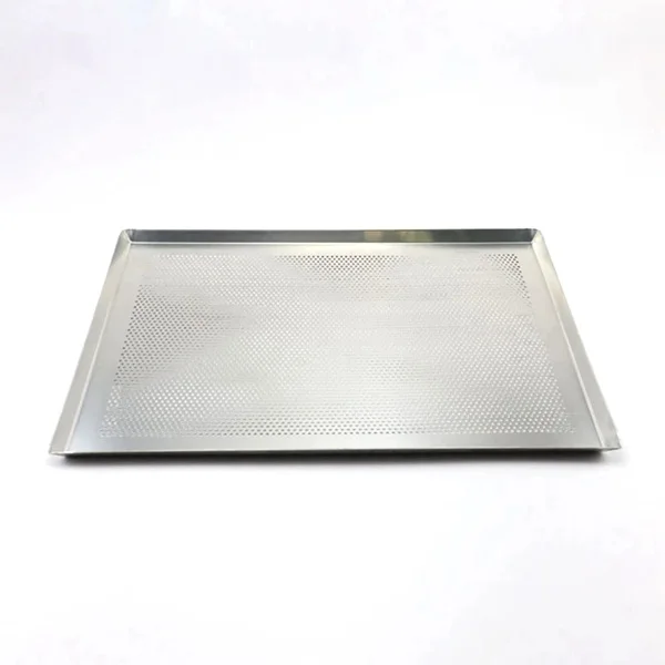 2 Pcs Stainless Steel Rectangular Grill Baking Tray,Cake Tray,Bread Tray Pad,Pastry Baking Mold Tools