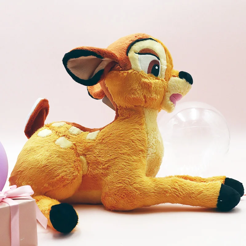 

Fluffy Bambi Plush Toys 13.7inch Deer Soft Stuffed Animal Dolls Anime Movies And Tv Cute Room Decor Birthday Girl For Children