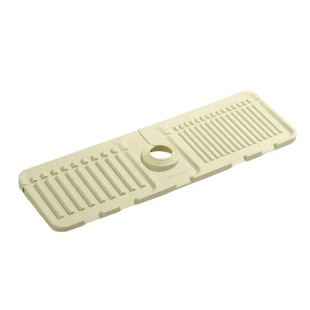 

Water Draining Mat Kitchen Sink Mat Silicone Kitchen Sink Splash Guard Faucet Drying Mat Dish Sponge Holder Set for Easy