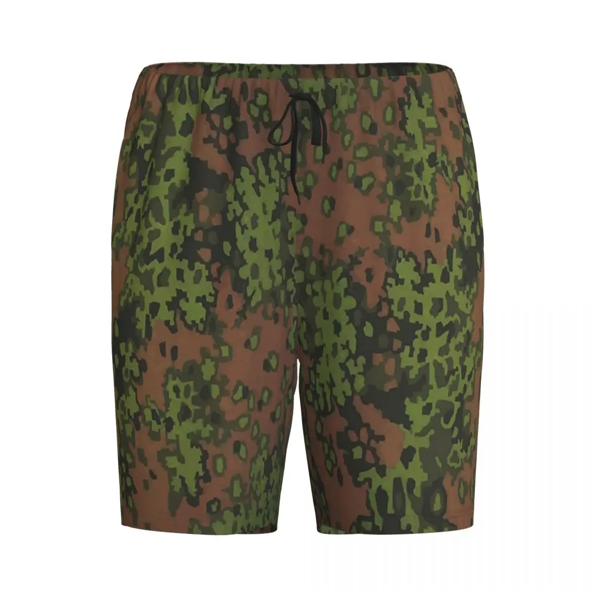 

Splintertarn German WW2 Camouflage Army Military Camo Shorts Sleeping Pants Men Pajama Pants Lounge Sleep Sleepwear Bottoms