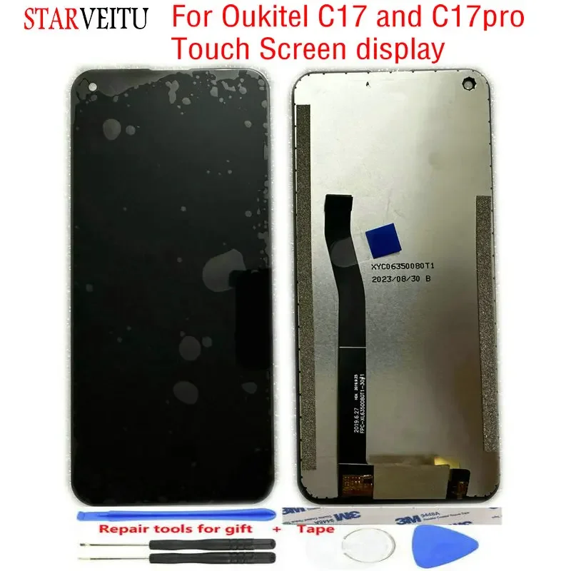 

Original LCD for Oukitel C17 Pro and C17 Touch Screen Display 6.35" Mobile Phone Accessories