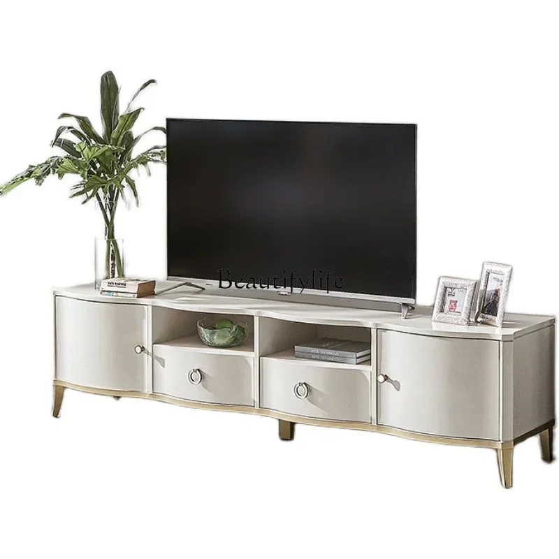 

0 American coffee table TV cabinet combination post-modern simple light luxury decoration