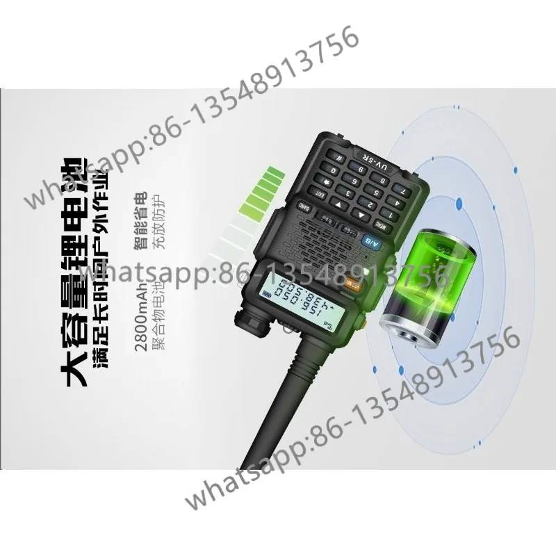 

Рация BF-UV5R, гражданская 50 километров для улицы, мощность 5 Вт