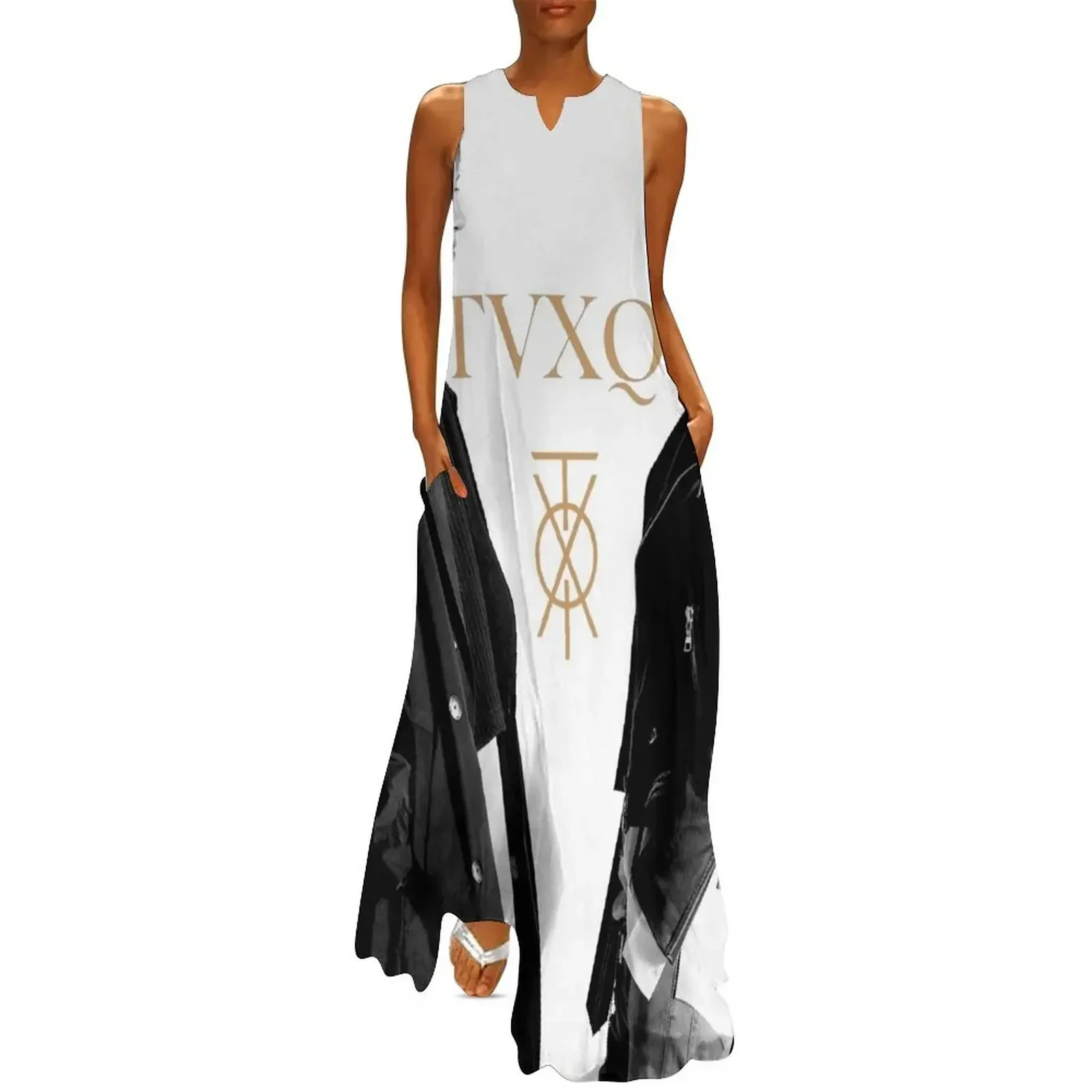 

TVXQ 2018 Long Dress clothes for women Summer skirt women's clothing trend 2025 Women's dress Dress