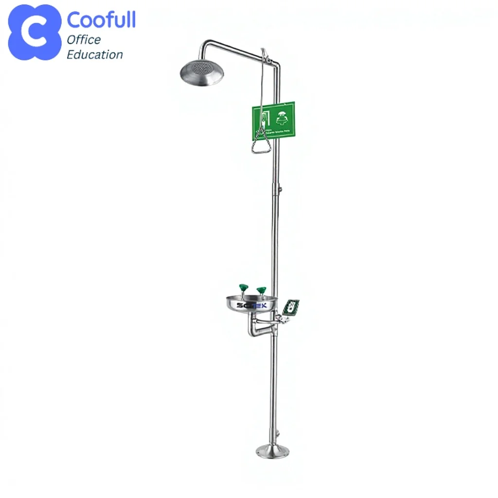 Combined Emergency Shower & Eye Wash Stainless Steel 316 Eye Wash for Laboratory