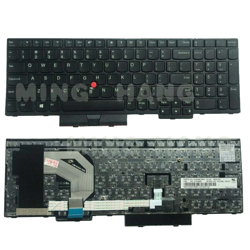 

Клавиатура для ноутбуков Lenovo Thinkpad T570 T580 P51s P52s без подсветки