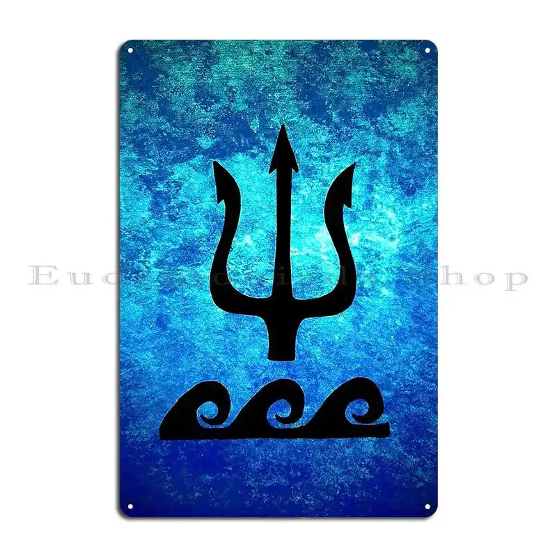 Poseidon Metal Sign Vintage Home Bar Customize Bar Tin Sign Poster