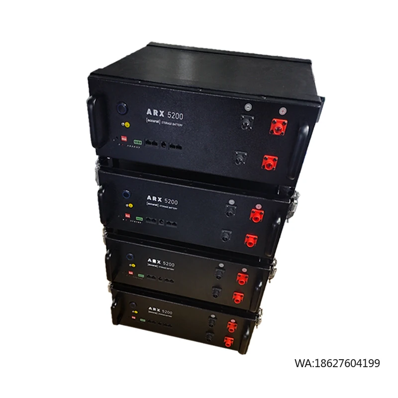 

Гибридная домашняя система хранения энергии для сетевых и автономных систем, литиевая батарея LiFePO4 50Ач 51.2В, монтируемая на стойку, LiKiti Solar System, штабелируемая