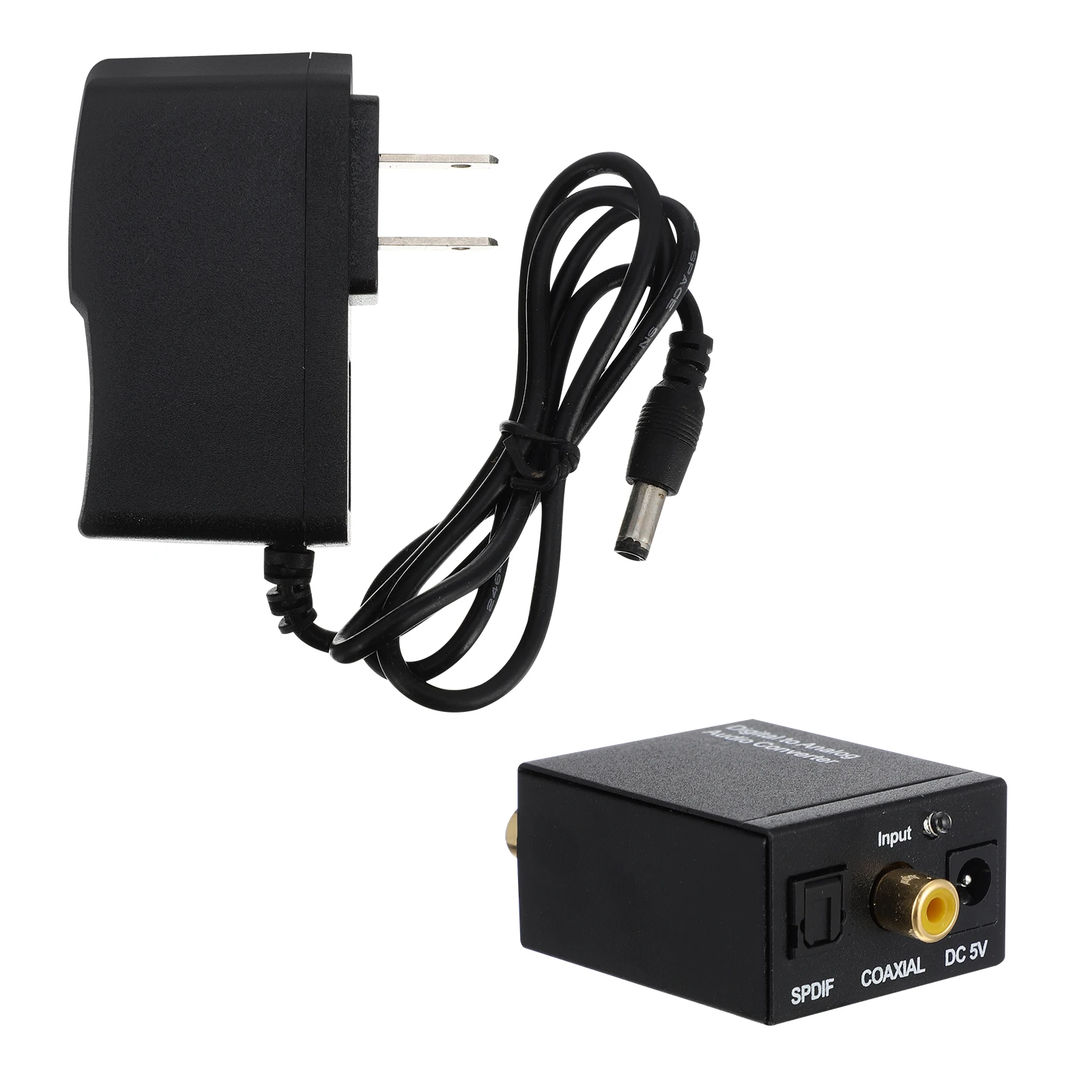 

Digital To Analog Audio Converter Adapter For Speaker Amplifier Fiber Optical To 3.5Mm Rca .1 48 96Khz