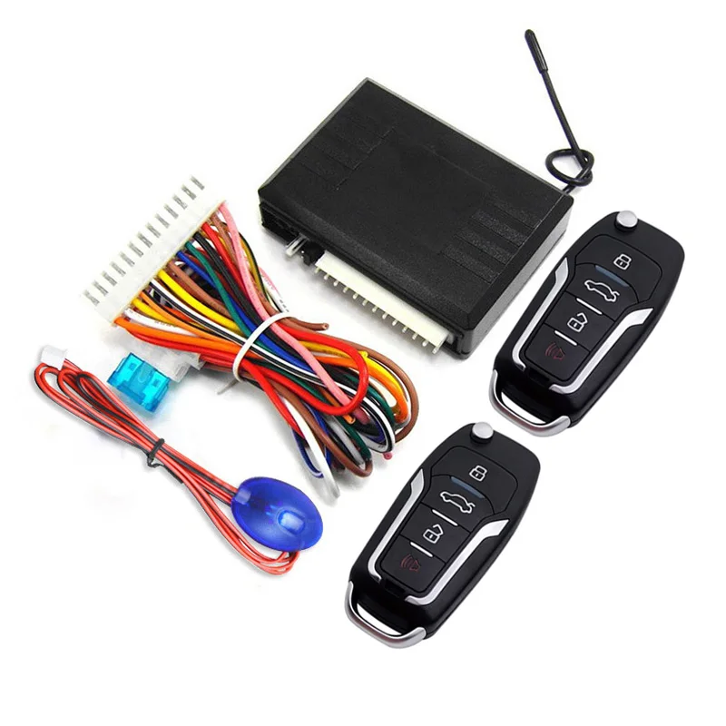 Car Door Central Lock Remote Control Key Central Locking Keyless Entry System Power Window Trunk Controller Universal 12V