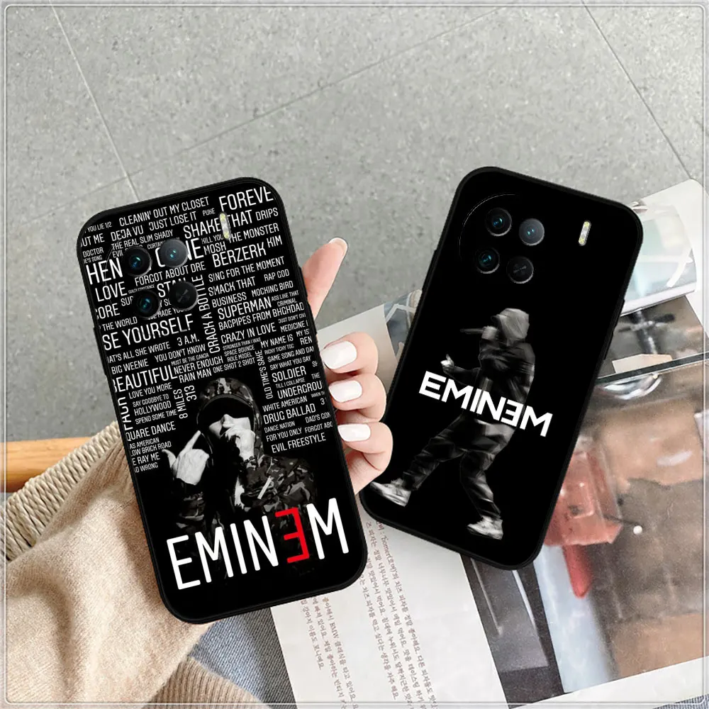 Rap Singer Eminem Phone Case For VIVO X90 X80 X70 X60 X50 PRO X27 X23 X21 X21I X20 Y50 Y35 Y36 Y25 Y22S Y21 Y20 Y19 Cover Cqoues