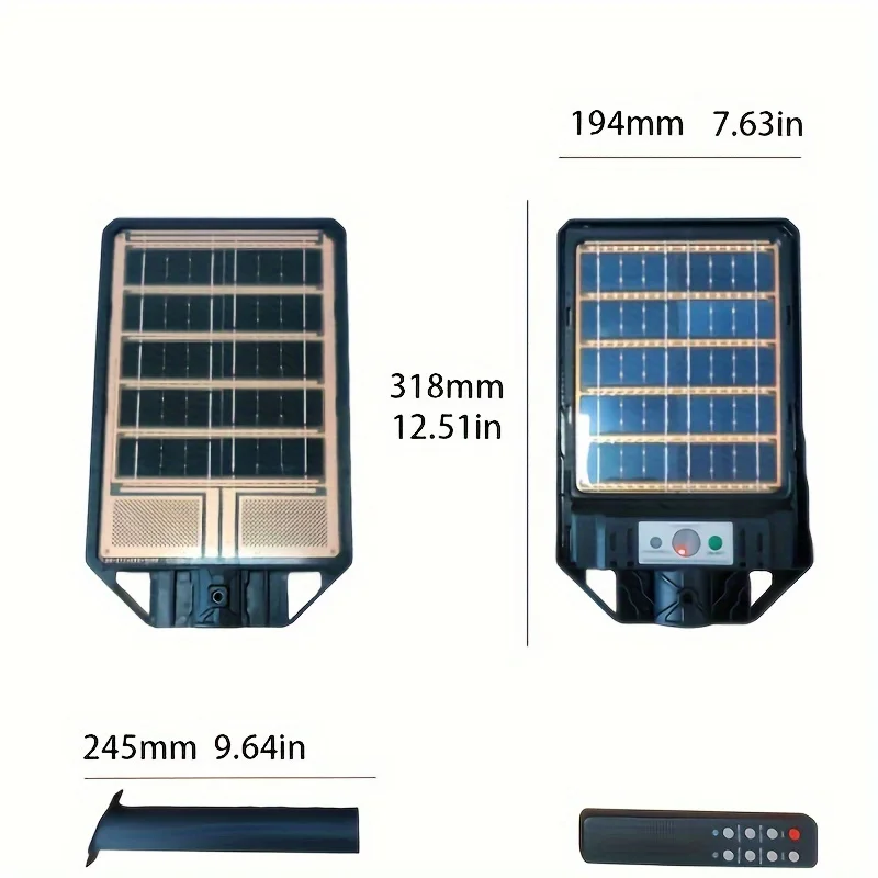 Luzes de rua solares ao ar livre-luzes solares ao ar livre sensor de movimento à prova dwaterproof água, luzes de estacionamento solar comercial do anoitecer ao amanhecer