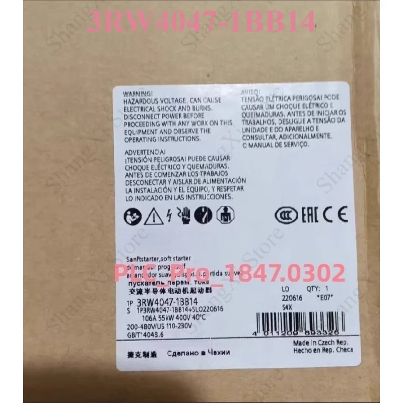 1PC Brand New 3RW4047-1BB14 3RW40471BB14 Soft Starter Fast Delivery