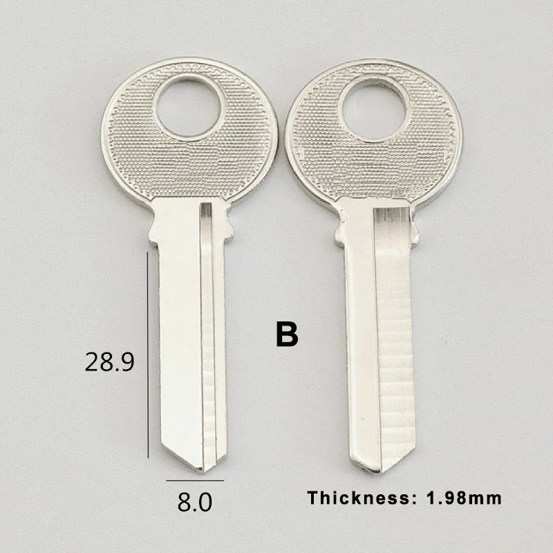 5 pcs/lot Universal Blank Key Blanks for Padlocks Door Locks and Knob Locks view 5