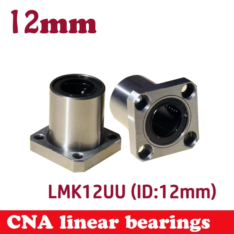 

Free shipping LMK12UU 12mm flange linear bearing CNC Flange Linear Bush