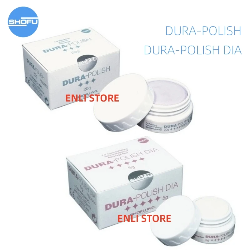 SHOFU Diamond Polishing Paste Dental DURA POLISH DIA Polishing Paste For Dental Zirconia Glass-ceramic Porcelain Fine Polishing