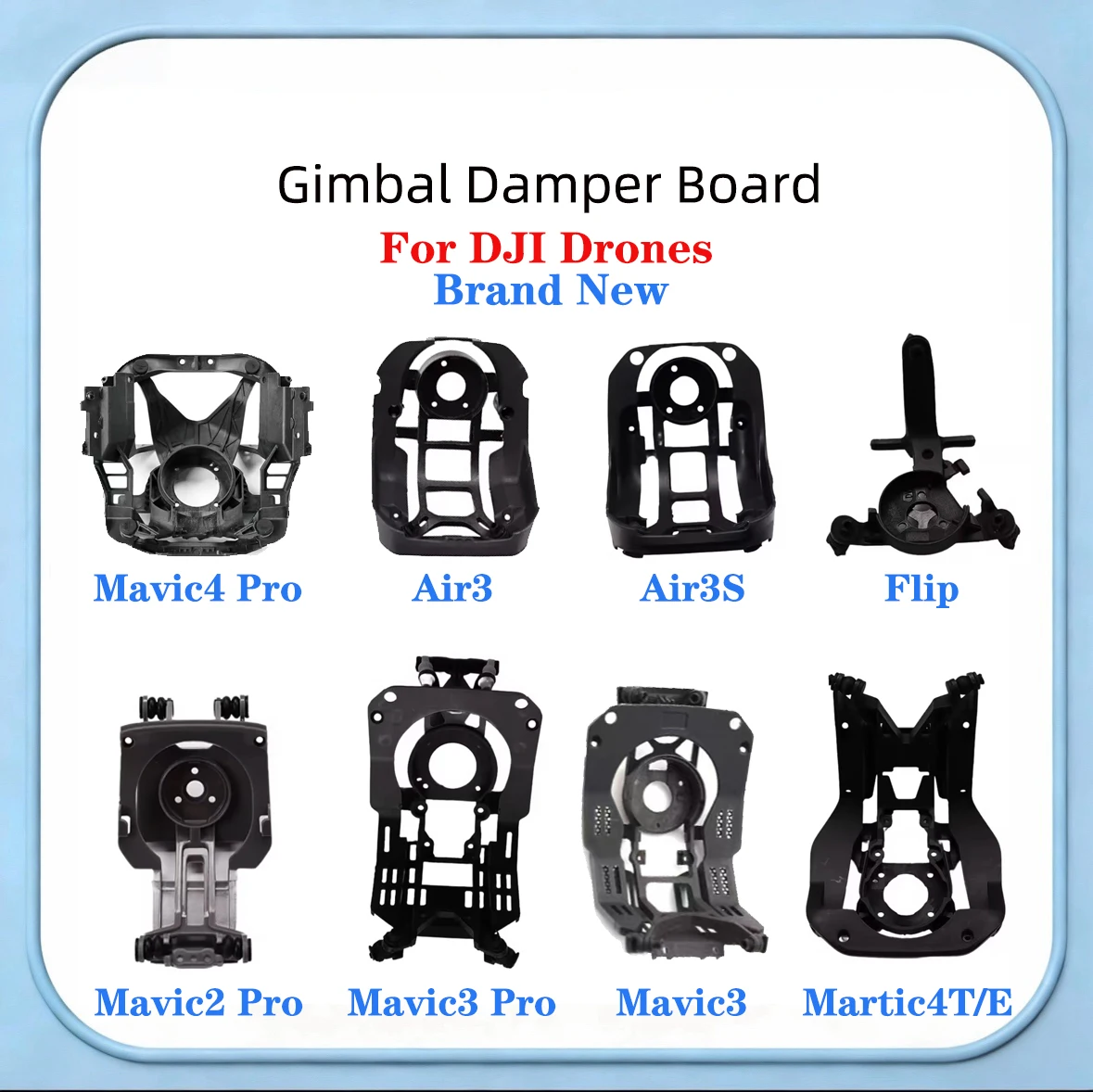 

Genuine Gimbal Damper Board for DJI Mavic 1/2/3/3 Pro/4 Pro Air 2/2S/3/3S Flip Matrice4E/T - Shock-Absorbing Plate Bracket