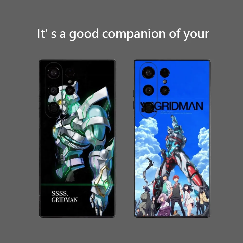 

Anime S-SSS GRIDMAN Phone Case For Samsung Galaxy S25 Ultra S22 S23 S24 Ultra S21 S20 5G Protective Soft Silicone TPU Funda