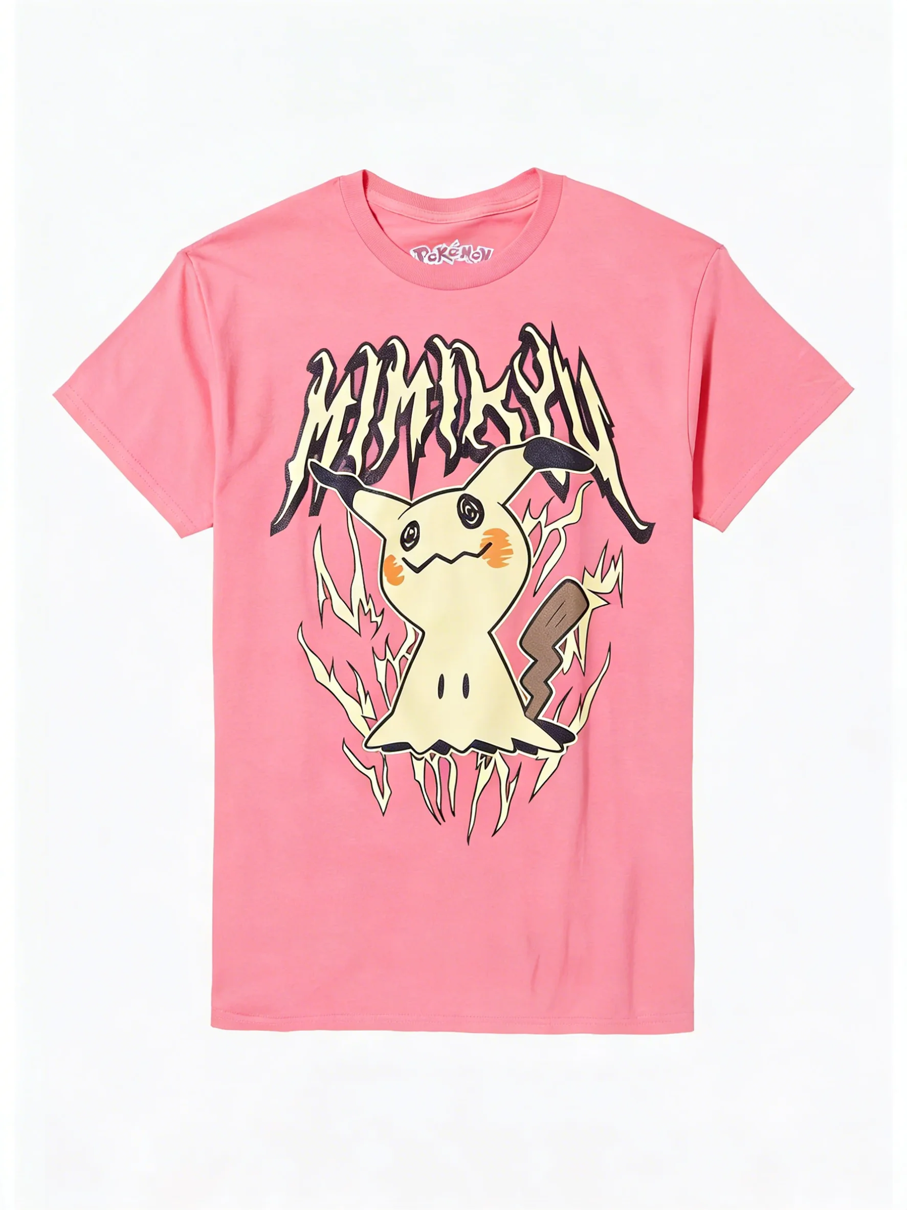 2026 Neues Mimikyu Grafik-Print Retro Mode Frühling Herren Kurzarm Eltern-Kind Locker Bequemes T-Shirt