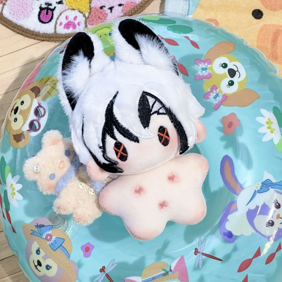 

10cm Genshin Impact Arlecchino Servant Seastar Plush Doll - Cute Friend Meeting Gift Backpack Pendant Keychain