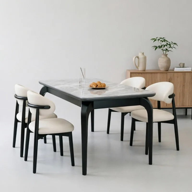 

Small Square Dining Tables White Luxury Modern Wood Kitchen Dining Tables Home Restaurant Brown Mesa De Jantar Furniture Home