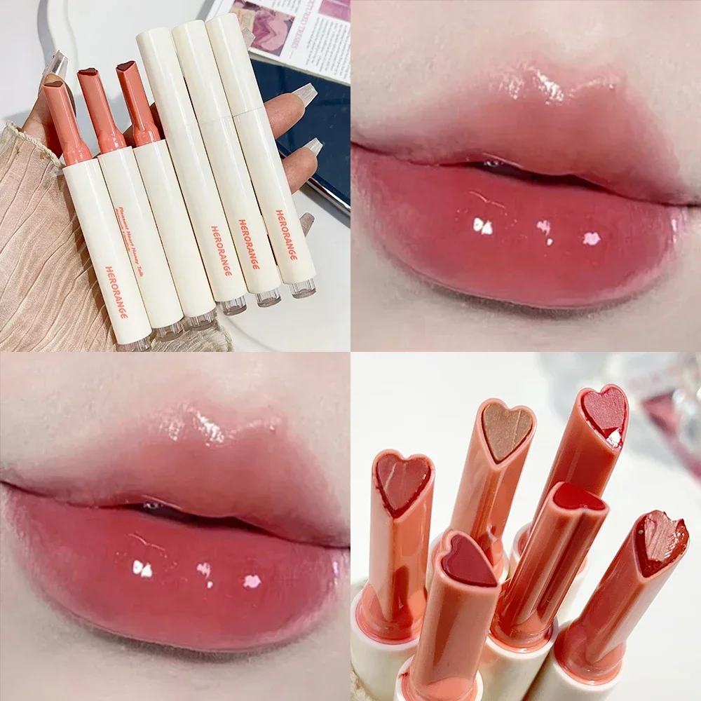 Water Light Mirror Lipstick Pen Waterproof Non-stick Cup Fade Lip Lines Lip Glaze Long Lasting Moisturizing Lips Makeup Cosmetic