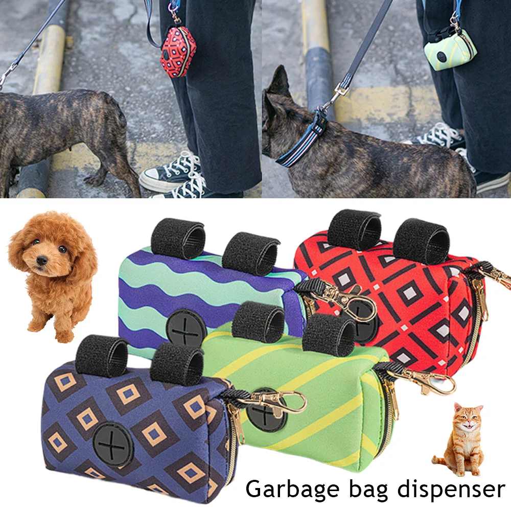 

Dog Bag Holder Waste Bag Dispenser Pet Poop Bags Clean Pet Waste Bag Container Dog Poop Bag Holder Portable Pet Accessories