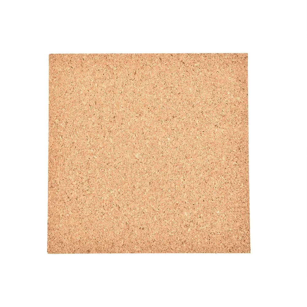 Durable High Quality Practical Cork Mat For Home 10Pcs Backing Bar Coasters Cork DIY Mat Self-adhesive Sheet 100 X 100 X 1mm