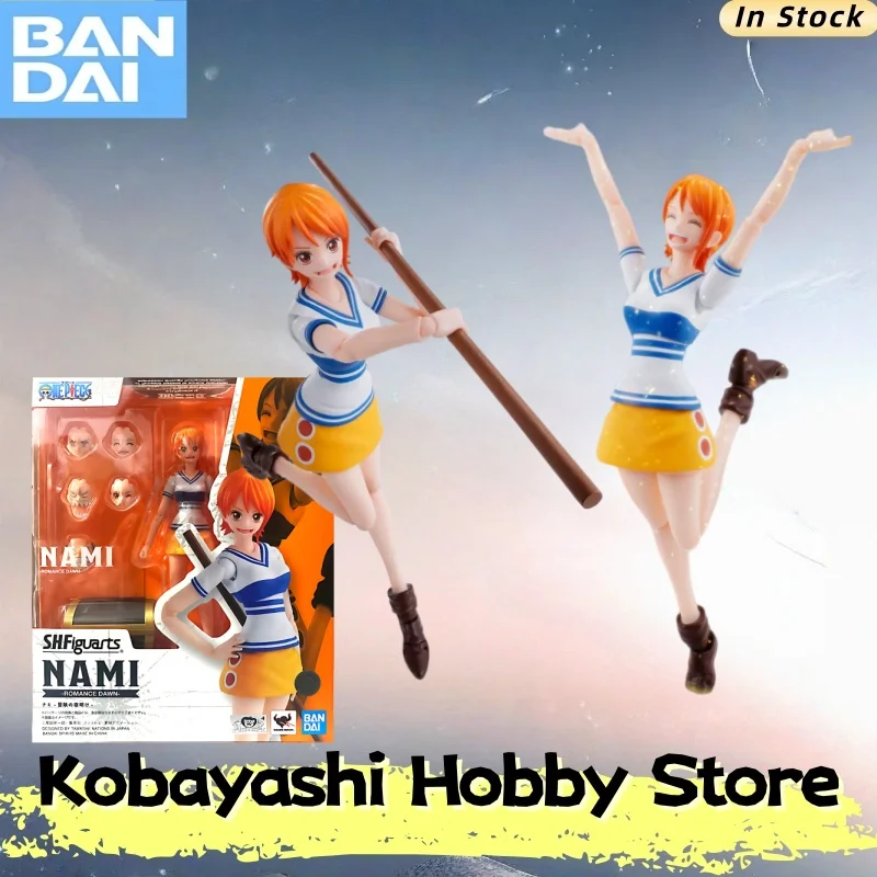 

Оригинальная фигурка Bandai S.H.Figuarts One Piece Nami Romance Dawn, абсолютно новая, в наличии.