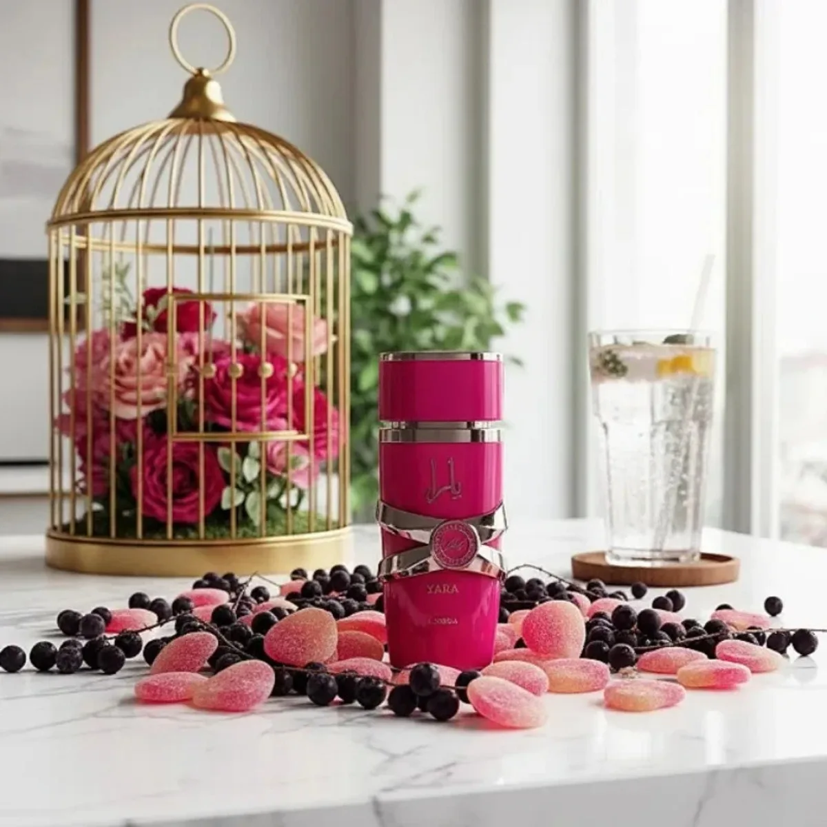 

Парфюмерная вода Yara Candy 100 мл, сладкий фруктово-цветочный аромат для женщин, клубника, ваниль, мандарин, мускус, стойкий конфетный запах