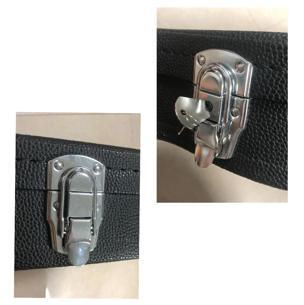 Custom Wholesale Wooden Leather Guitar Hard Case Bag for Electric Guitar Musical Instrument