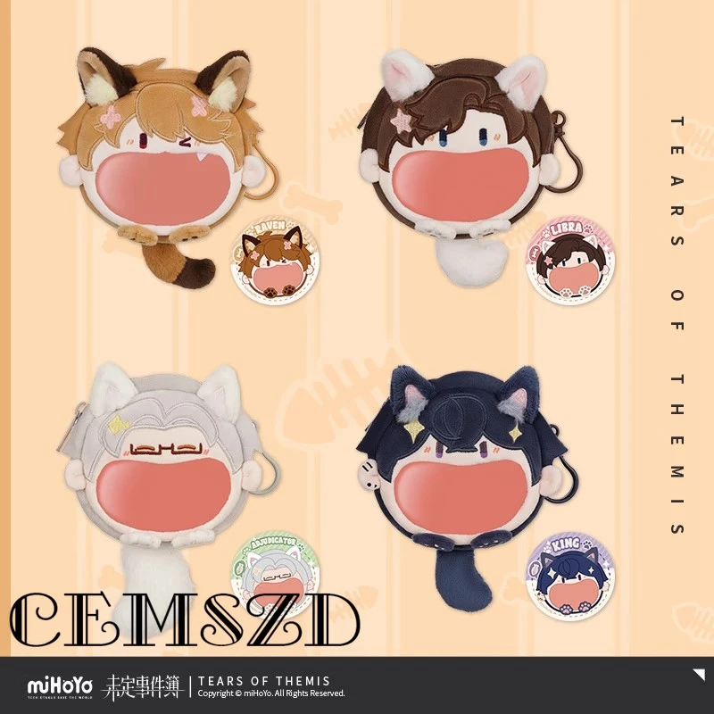 

[Genuine] Game Tears of Themis Luke Pearce Artem Wing Cosplay UWA Plush Mini Backpack Anime Cartoon Shoulder Bag Halloween Gift