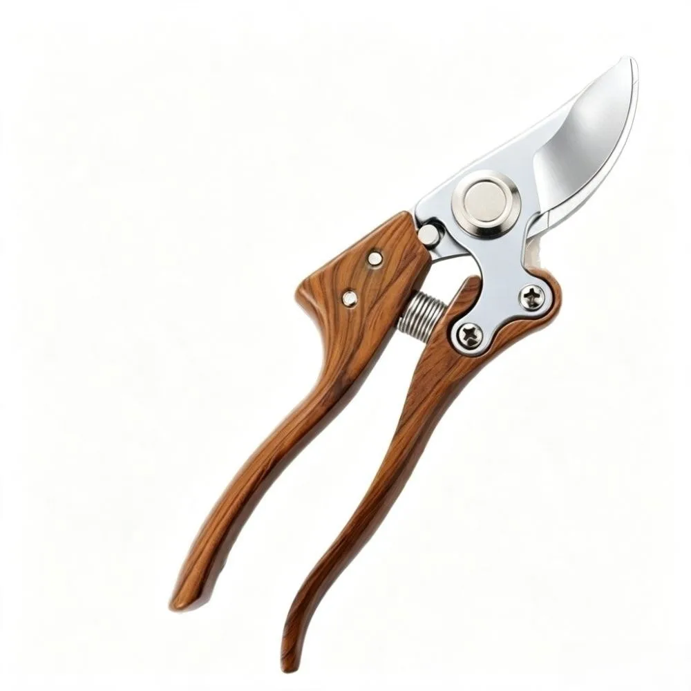 Gardening Tools Wood Grain Garden Pruner Heavy Duty Ergonomic Pruning Shears Durable Professional Garden Clippers Garden