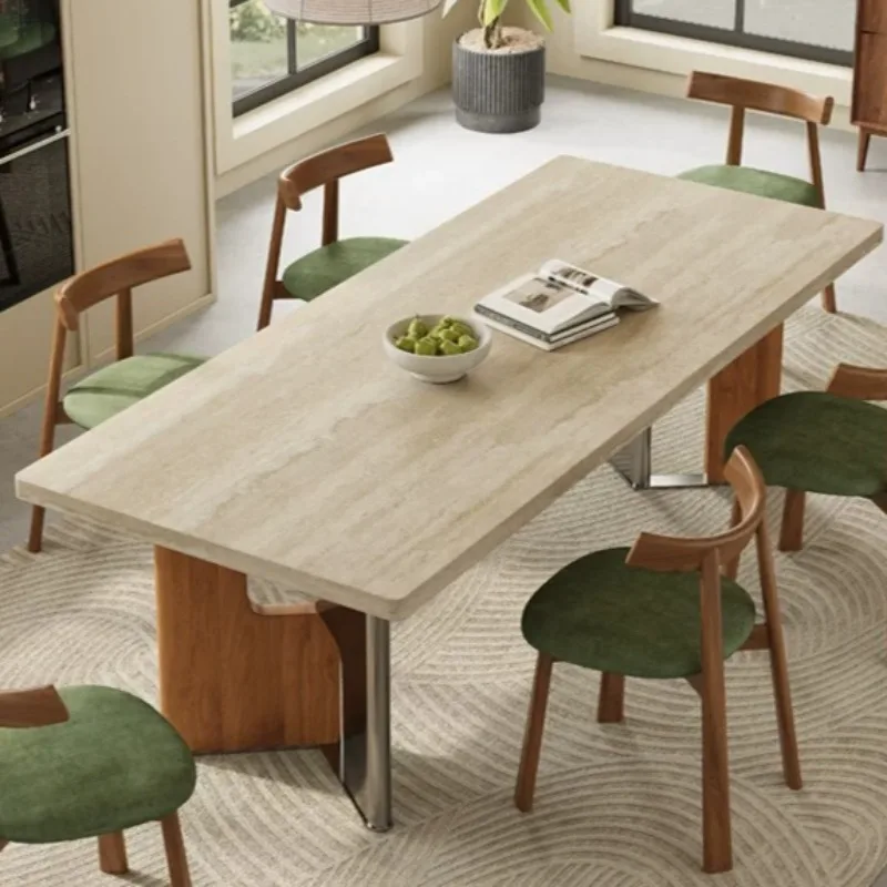 

Hardcover Unique Side Minimalist Dining Tables Sets Service Classic Italian Large Kitchen Table Modern Design Home Furniture