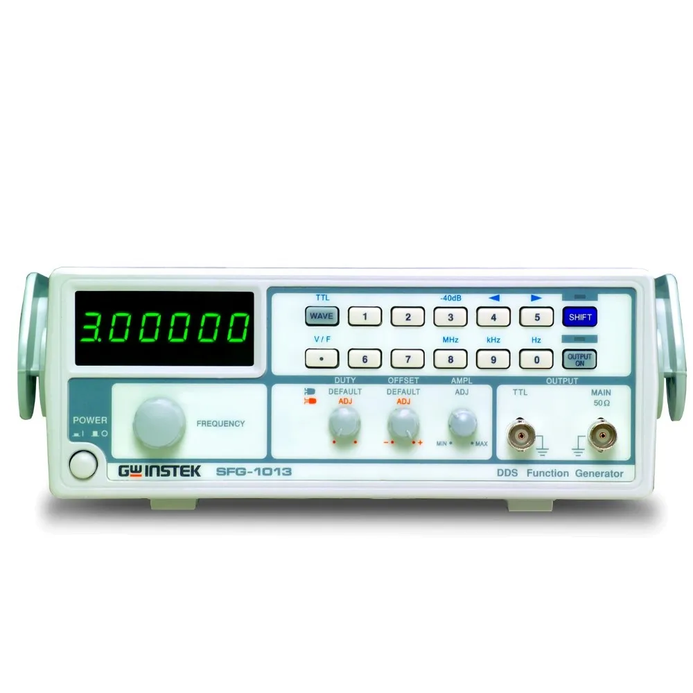 GWINSTEK DDS Function Generator SFG-1003/SFG-1013-3MHz Frequency Range 10Vp-p Amplitude Sine/Triangle/Square Waves